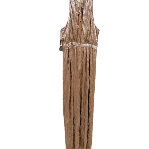 Eva Mendes for New York & Co Gold Metallic Maxi Dress - Picture 10 of 10